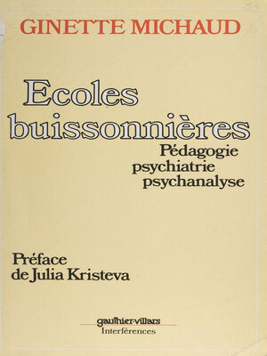 cover image of Écoles buissonnières